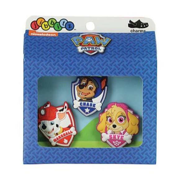 Nickelodeon Paw Patrol Jibbitz™ Crocs Badge Shoe Charms 3pc Chase, Skye, Marshal - Picture 1 of 6